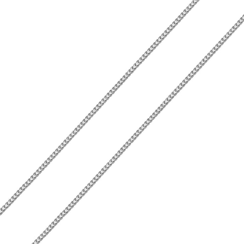 Mini Small 1.25'' Genuine Authentic Italian Sterling Silver Simulated Diamond Egyptian King Tut Charm Pendant Chain Neckless Set Unisex