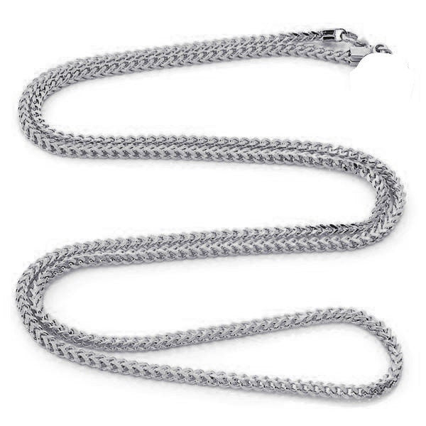 Mens Ladies 14K Gold Finish Franco Chain Necklace 3mm /30 Inch