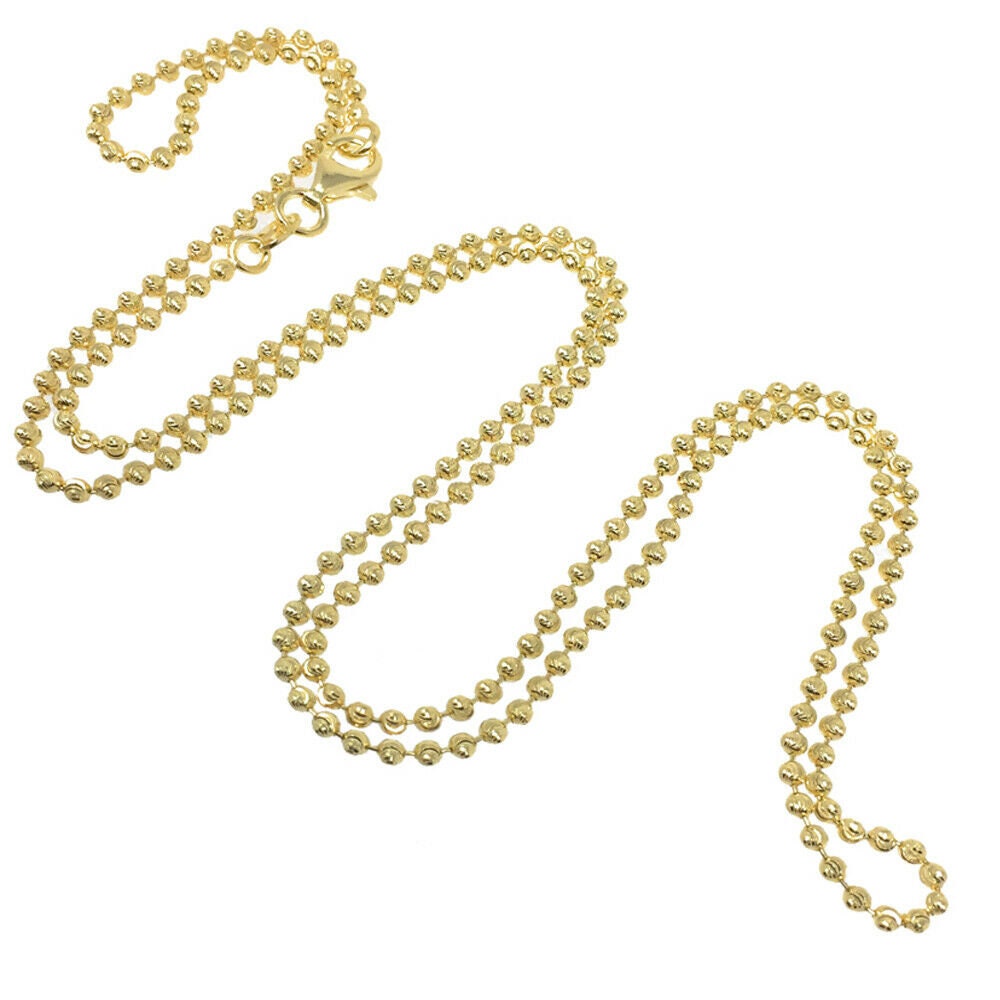 Real Sterling Silver Men's Yellow Gold Finish Rick Ross Garnet Ruby Red Pendant Chain Necklace