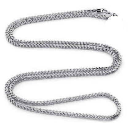 Mens Ladies 14K Gold Finish Franco Chain Necklace 3mm /30 Inch