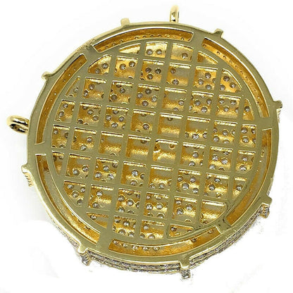 Lemonade Canary Custom Piece 14K Gold Over Real Sterling Silver Protect The Family 3D Pendant Medallion Charm 41 + Grams