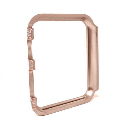 Stainless Steel Rose Gold Tone Apple Watch Series #1 2 3 Bezel Insert Cover 42mm Fit To all