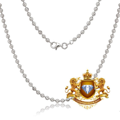 Real Genuine Authentic Diamond 22+ Grams Holy Book Allah God Muslim Arabic Islamic Pendent 10K White Gold Over Religious Charm Chain Set