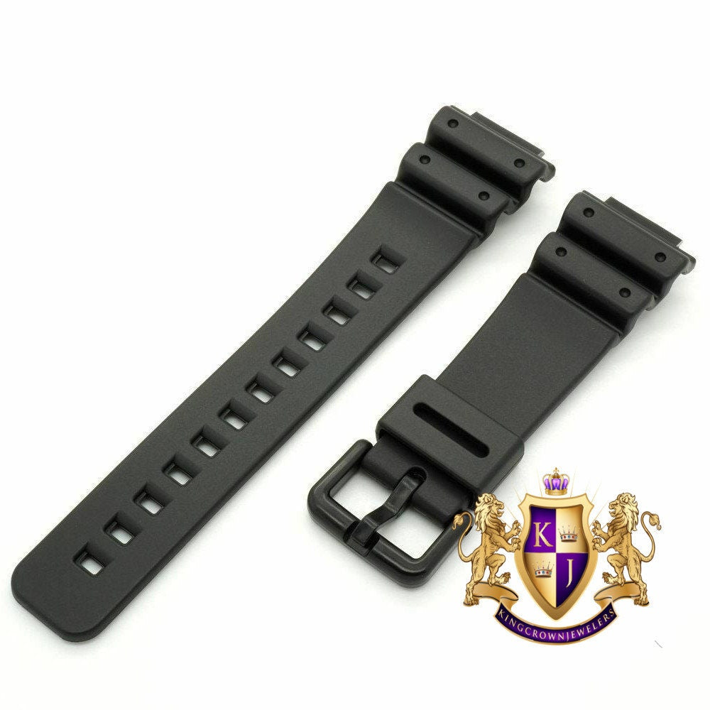 Genuine Casio Watch Band+ Bezel + Face Plate Set G-Shock DW-6900 DW-6600 Black Strap & Shell