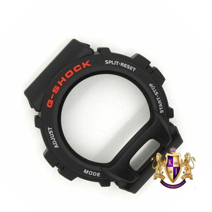 Genuine Casio Watch Band+ Bezel + Face Plate Set G-Shock DW-6900 DW-6600 Black Strap & Shell