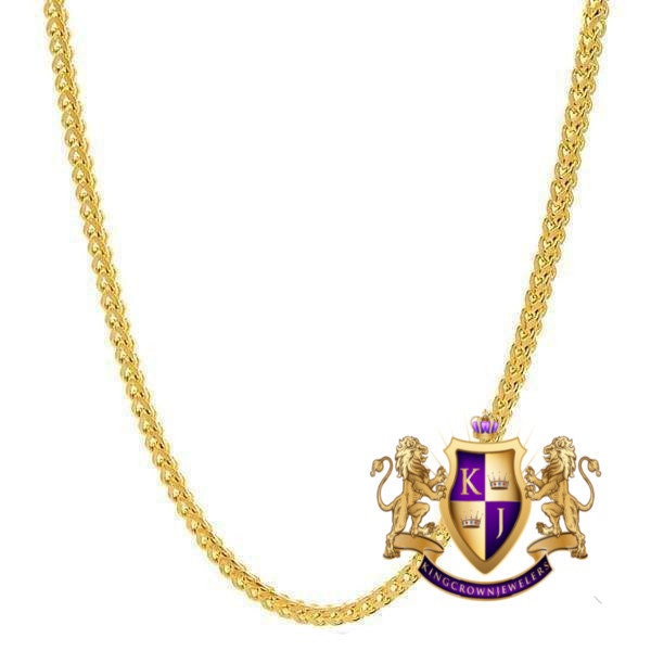 39 + Grams Solitaire Men's 14k Gold Over Round Medallion Cursive Initial Letter Alphabet "K" Charm Pendent Chain Set 2.75''