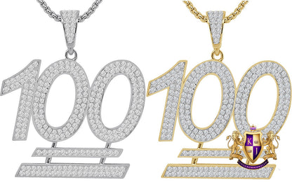 20 + Grams Large Real Sterling Silver 100 Percent Emoji 2.00 Ct Round Cut Simulated Diamond 14K Gold Over Charm Pendant + Free Chain