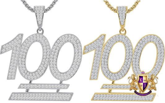 20 + Grams Large Real Sterling Silver 100 Percent Emoji 2.00 Ct Round Cut Simulated Diamond 14K Gold Over Charm Pendant + Free Chain