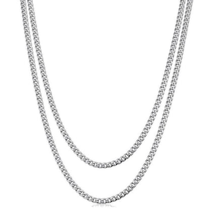 Real Genuine Italian Sterling Silver 25+ Grams 6mm 14K Gold Finish Solid Miami Cuban Curb Link Chain Neckless 24'' High Quality Unisex