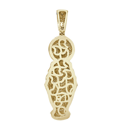 Real Genuine Authentic Diamond 0.40 Cwt. Full Body Jesus Face Piece Unisex Pendant 10K Gold Over Religious Charm Chain Neckless Set 2''