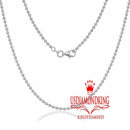 Real Genuine Sterling Silver Simulated Diamond Praying Hands Angel Unisex Religious Pendant Charm Chain Neckless Set 2.10''